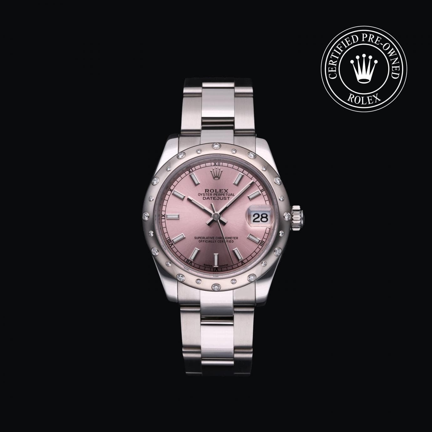 Rolex Rolex Certified Pre-Owned Datejust 31, 31 mm, Rolesor weiß (Kombination aus Edelstahl Oystersteel und Weißgold)