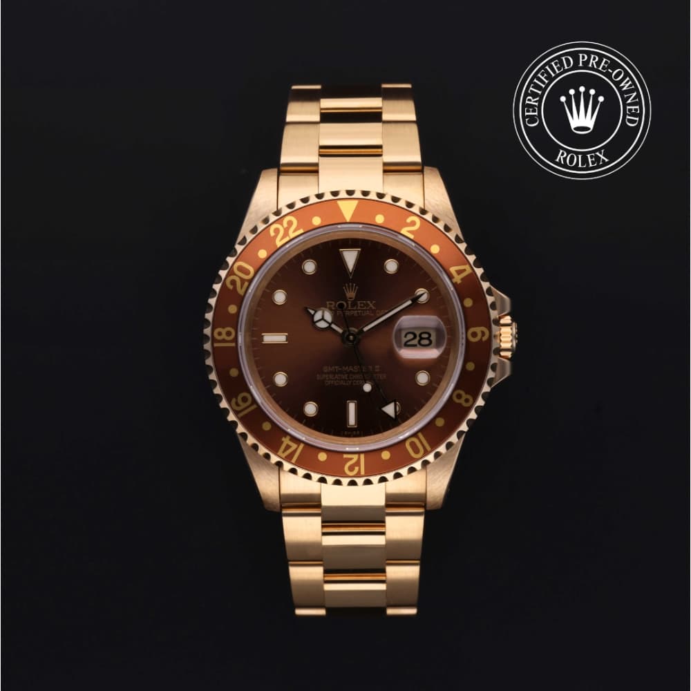 Rolex Rolex Certified Pre-Owned GMT-Master II 1999, 40 mm, Gold 18 Carat Yellow