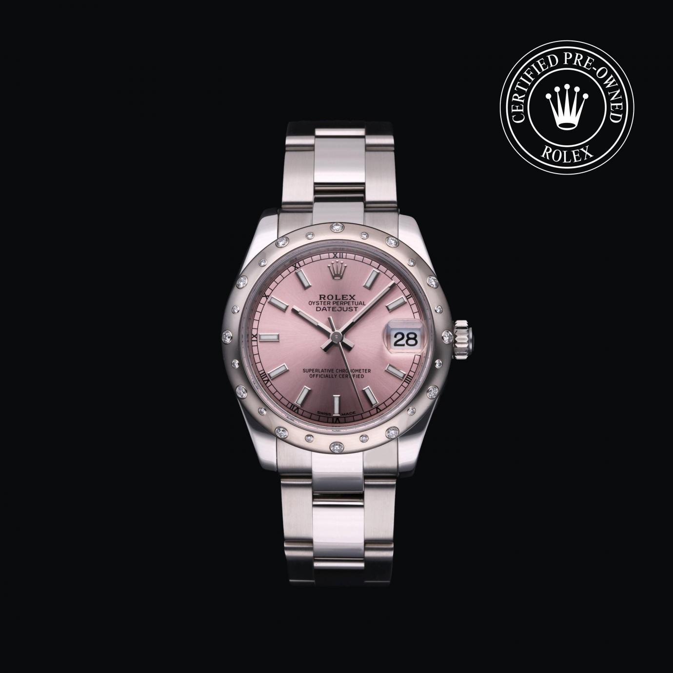 Rolex Rolex Certified Pre-Owned Datejust 31, 31 mm, Rolesor weiß (Kombination aus Edelstahl Oystersteel und Weißgold)