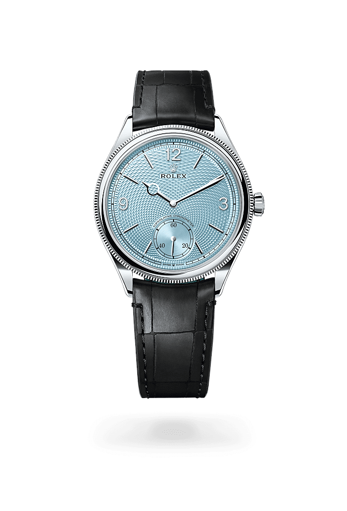 Rolex 1908 39 mm platinum (ice blue dial) photo 1