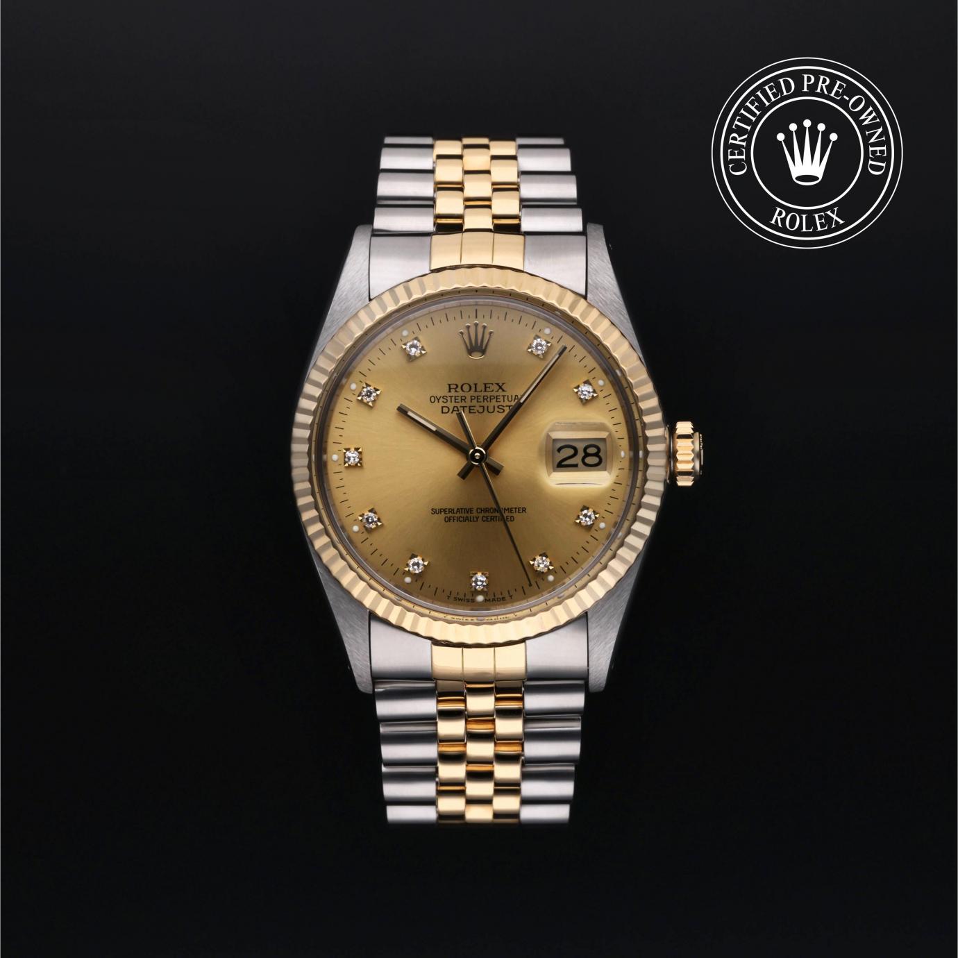 Rolex Rolex Certified Pre-Owned Oyster Perpetual Datejust 36, 36 mm, Rolesor gelb (Kombination aus Edelstahl Oystersteel und Gelbgold) photo 1