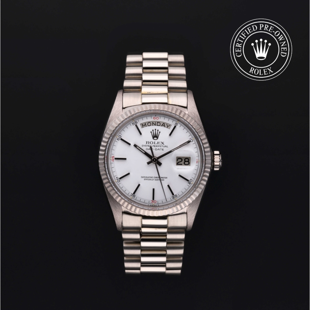 Rolex Rolex Certified Pre-Owned Day-Date 1967, 36 mm, 18 ct white gold photo 1