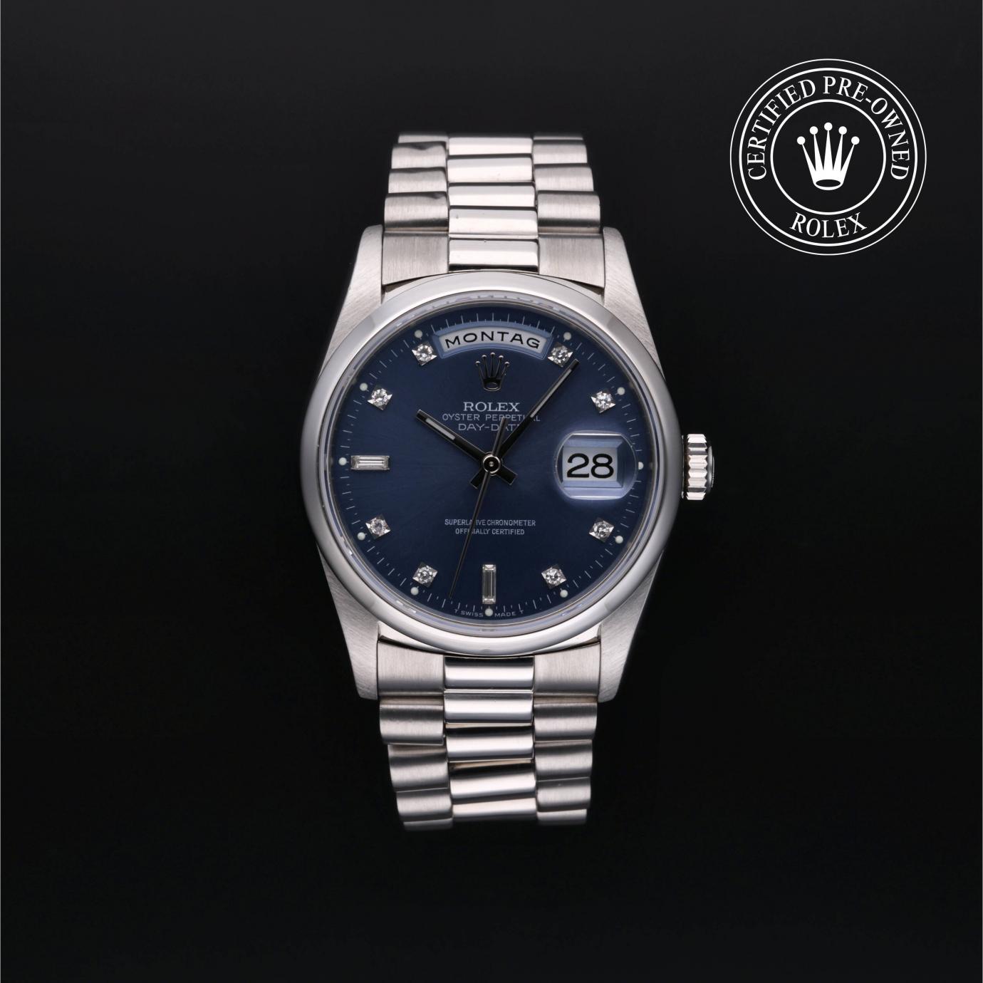 Rolex Rolex Certified Pre-Owned Oyster Perpetual Day‑Date 36, 36 mm, Platin photo 1